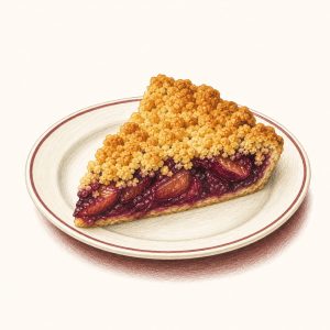 Crumble de prunes